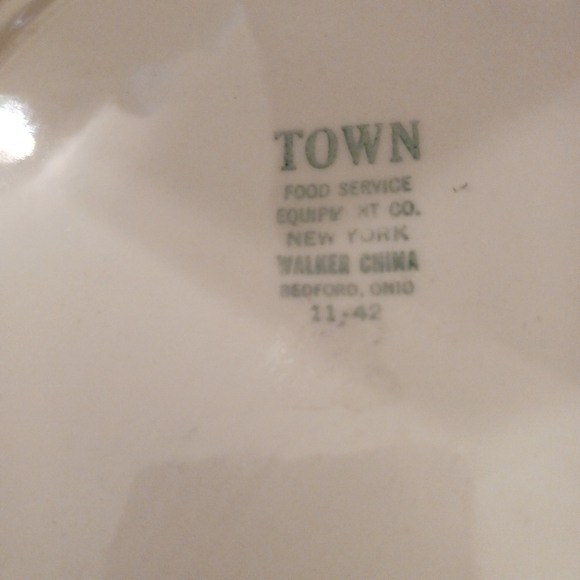 6 Walker China Red ๐ฅ5" Plates White with ๐Red Oriental Scenes,๐USA made.๐๐ฑ - Picture 11 of 14